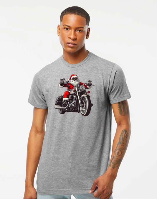Santa Motorcycle short sleeve