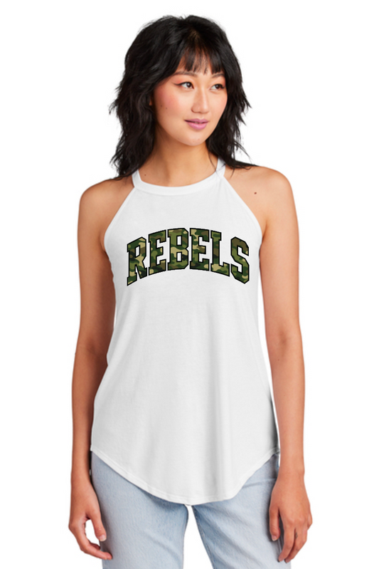 Camo Rebels High NeckTank