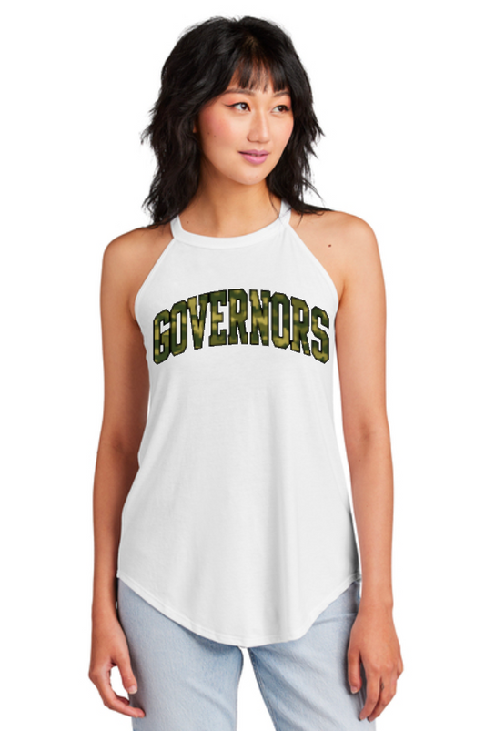 Camo Governors High Neck Tank