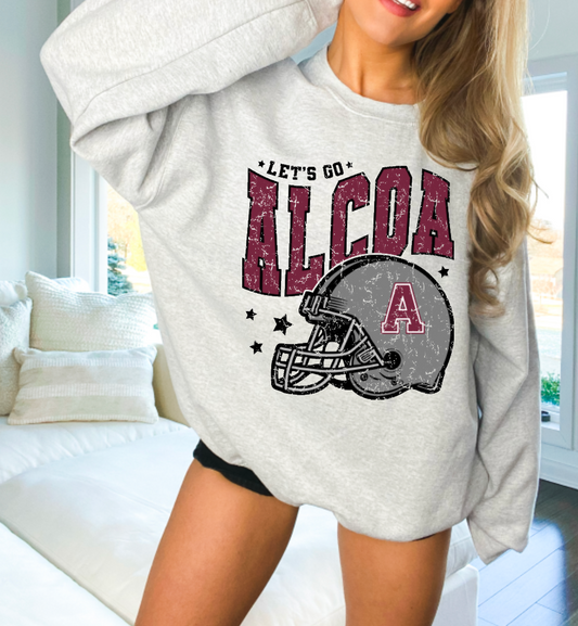 Let's Go Alcoa Helmet Crewneck Sweatshirt