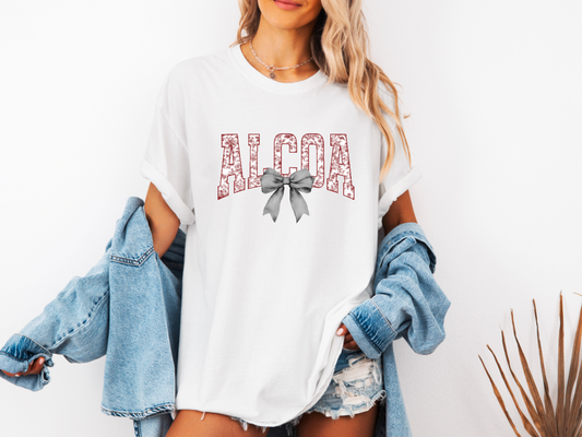 Alcoa Floral Coquette Short Sleeve