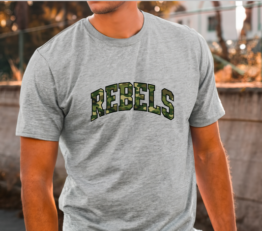 Camo Rebels Short Sleeve