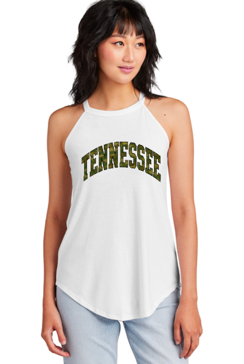 Camo Tennessee High Neck Tank