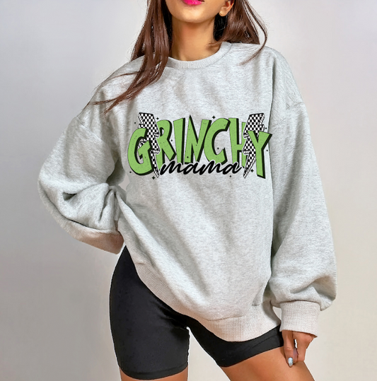 Grinchy Mama Crewneck Sweatshirt