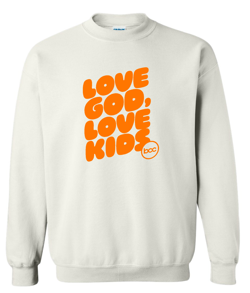 Love God, Love Kids BCC Kids Crewneck Sweatshirt