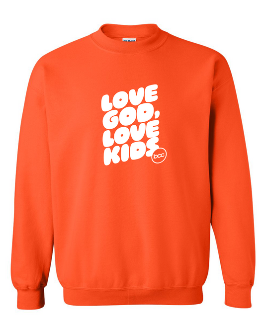 Love God, Love Kids BCC Kids Crewneck Sweatshirt