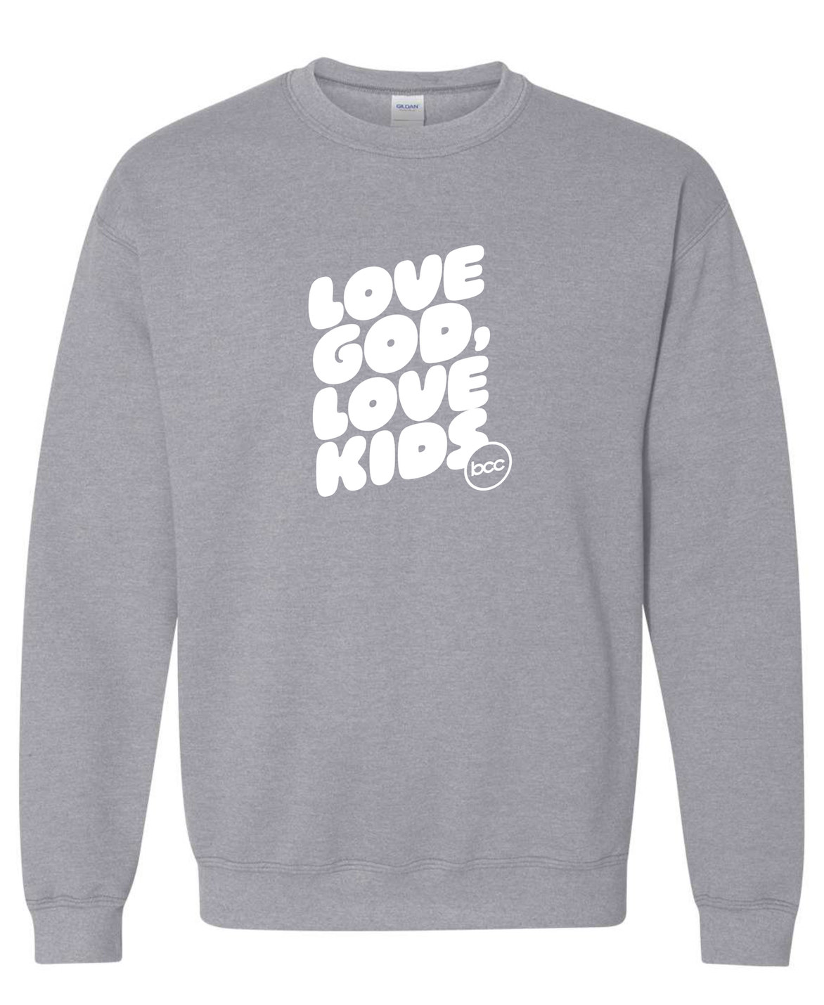 Love God, Love Kids BCC Kids Crewneck Sweatshirt