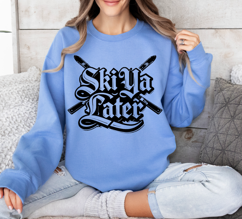 Ski Ya Later Crewneck Sweatshirt