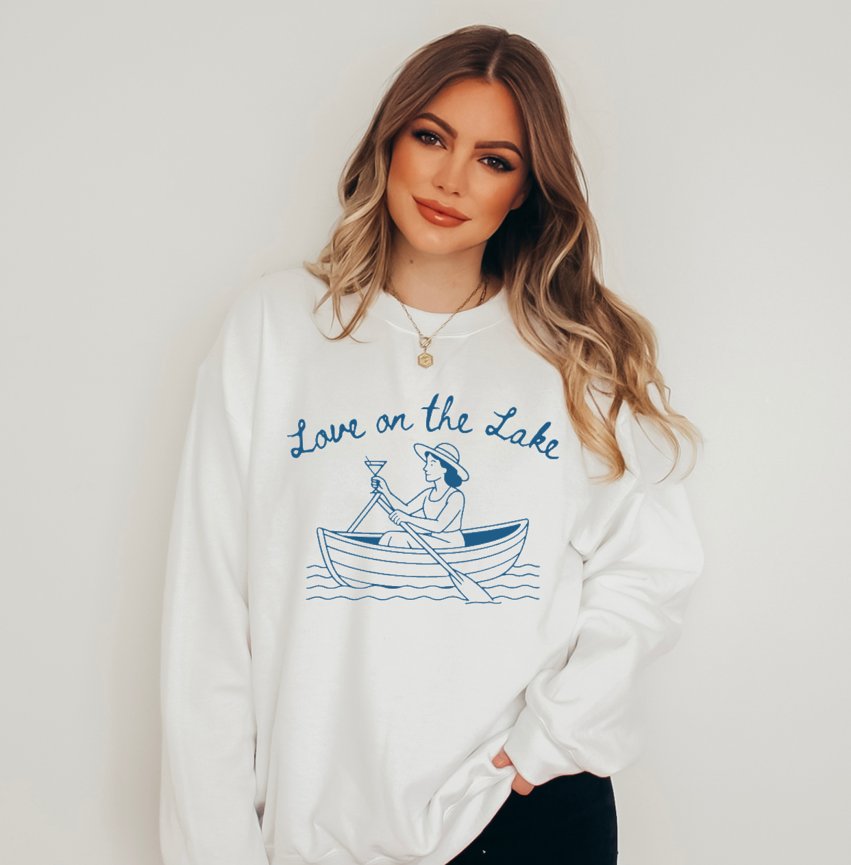 Love on the Lake Crewneck Sweatshirt