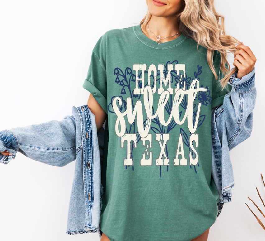 Home Sweet Texas Comfort Colors Tee