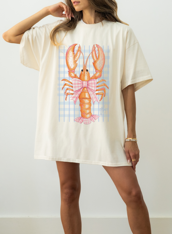 Preppy Lobster Comfort Colors Tee