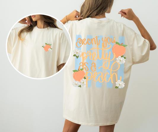 Pretty as a Peach Comfort Colors Tee