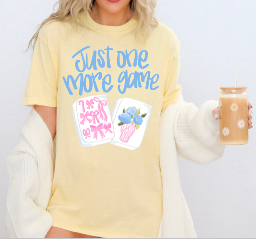 Just One More Game Comfort Colors Tee