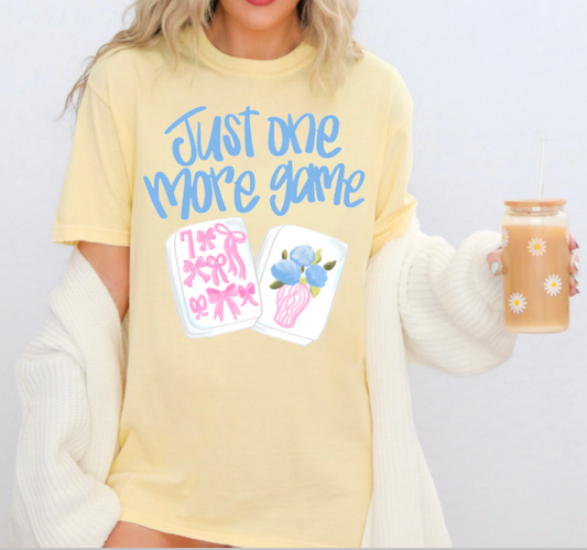 Just One More Game Comfort Colors Tee
