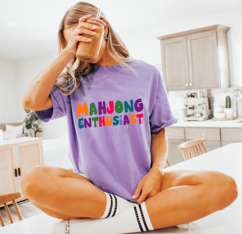 Mahjong Enthusiast Comfort Colors Tee