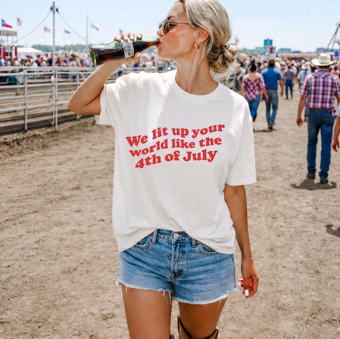 We Lit Up Your World – Vintage White