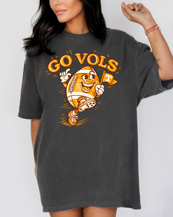 Go Vols Football Comfort Colors Tee