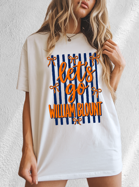 William Blount "Let's Go" Cabana Spirit Comfort Colors Tee