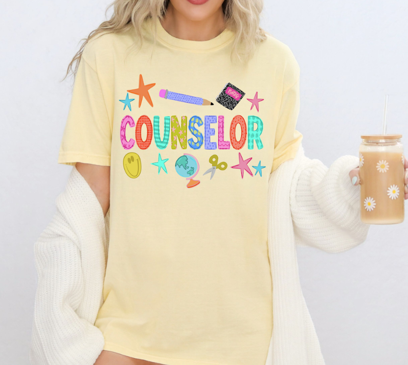 Counselor Comfort Colors Tee