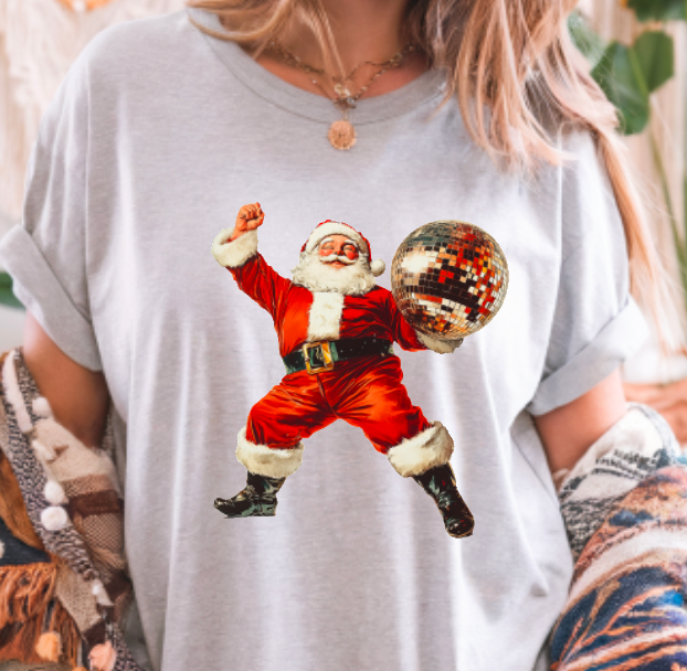 Disco Santa short sleeve