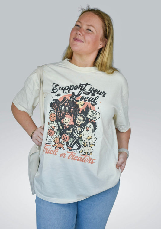 Local Trick Or Treaters Comfort Colors Tee