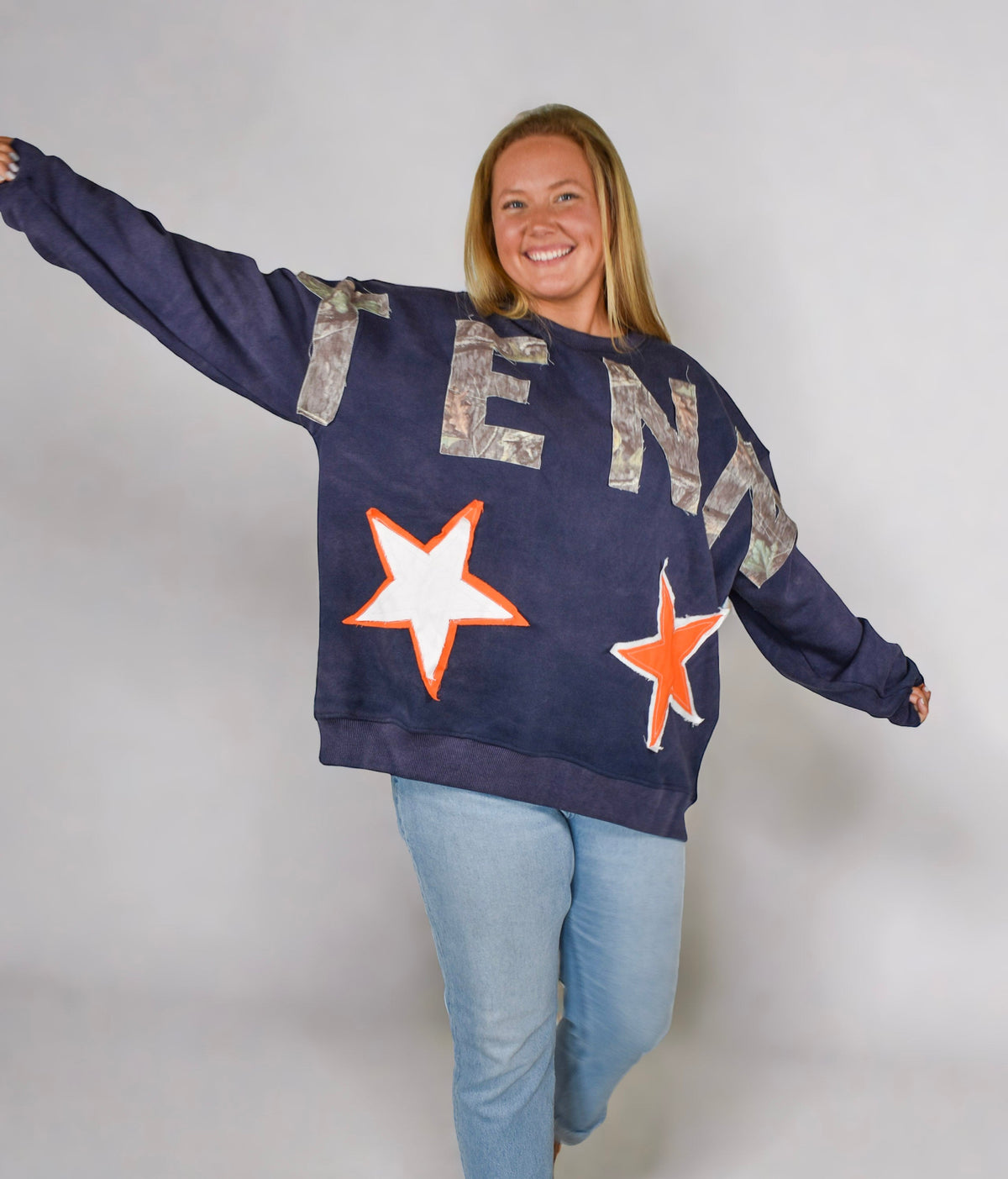 TENN Camo Navy Crewneck Sweatshirt