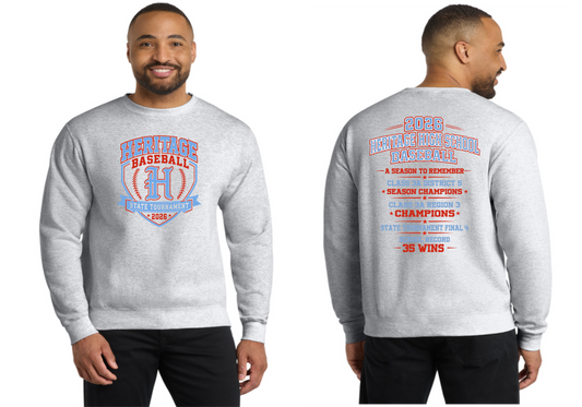 Heritage Baseball Crewneck Sweatshirt