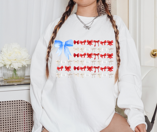 American Bow Flag Crewneck Sweatshirt