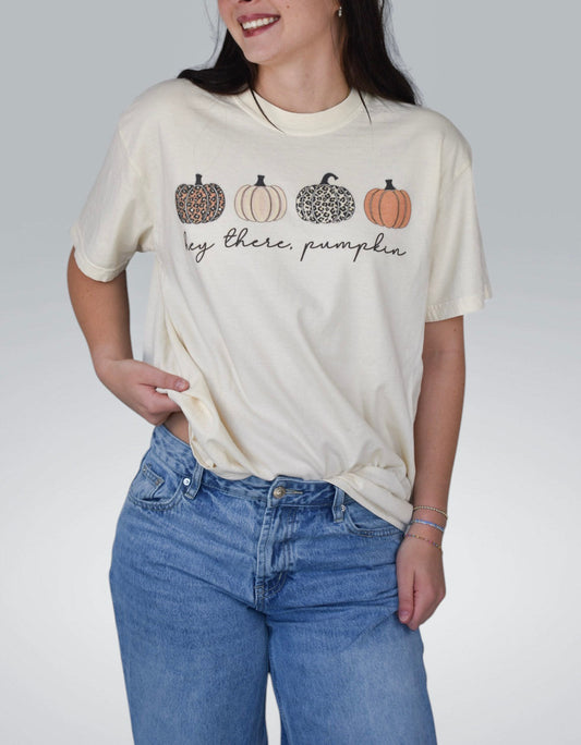 Hey There Pumpkin Comfort Colors Tee