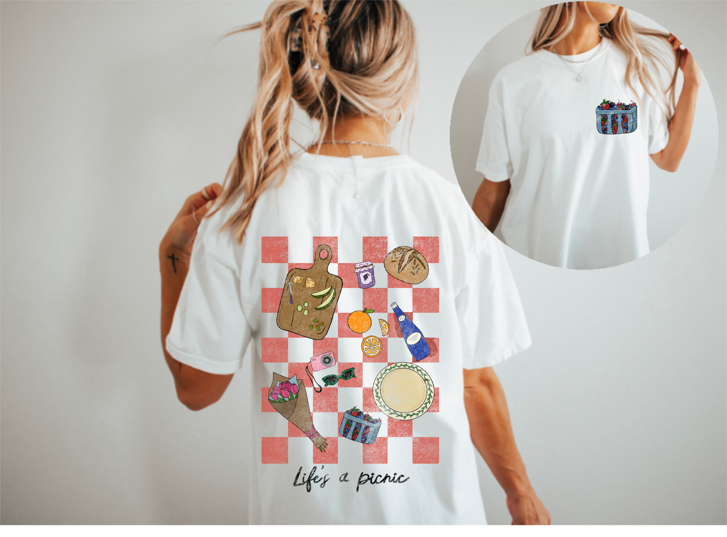 Lifes a Picnic Comfort Colors Tee