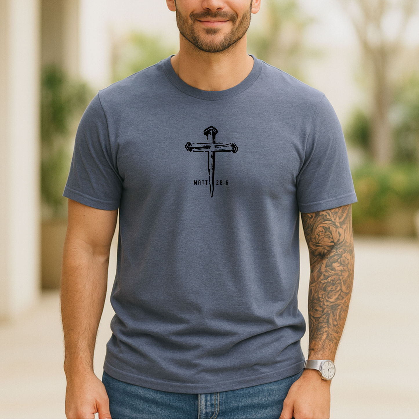 Matthew 28:6 Nails short sleeve