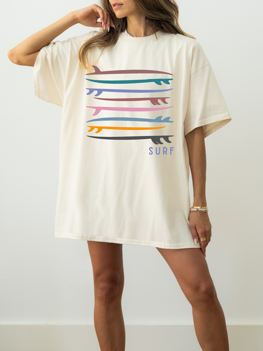 Surf Mock Comfort Colors Tee