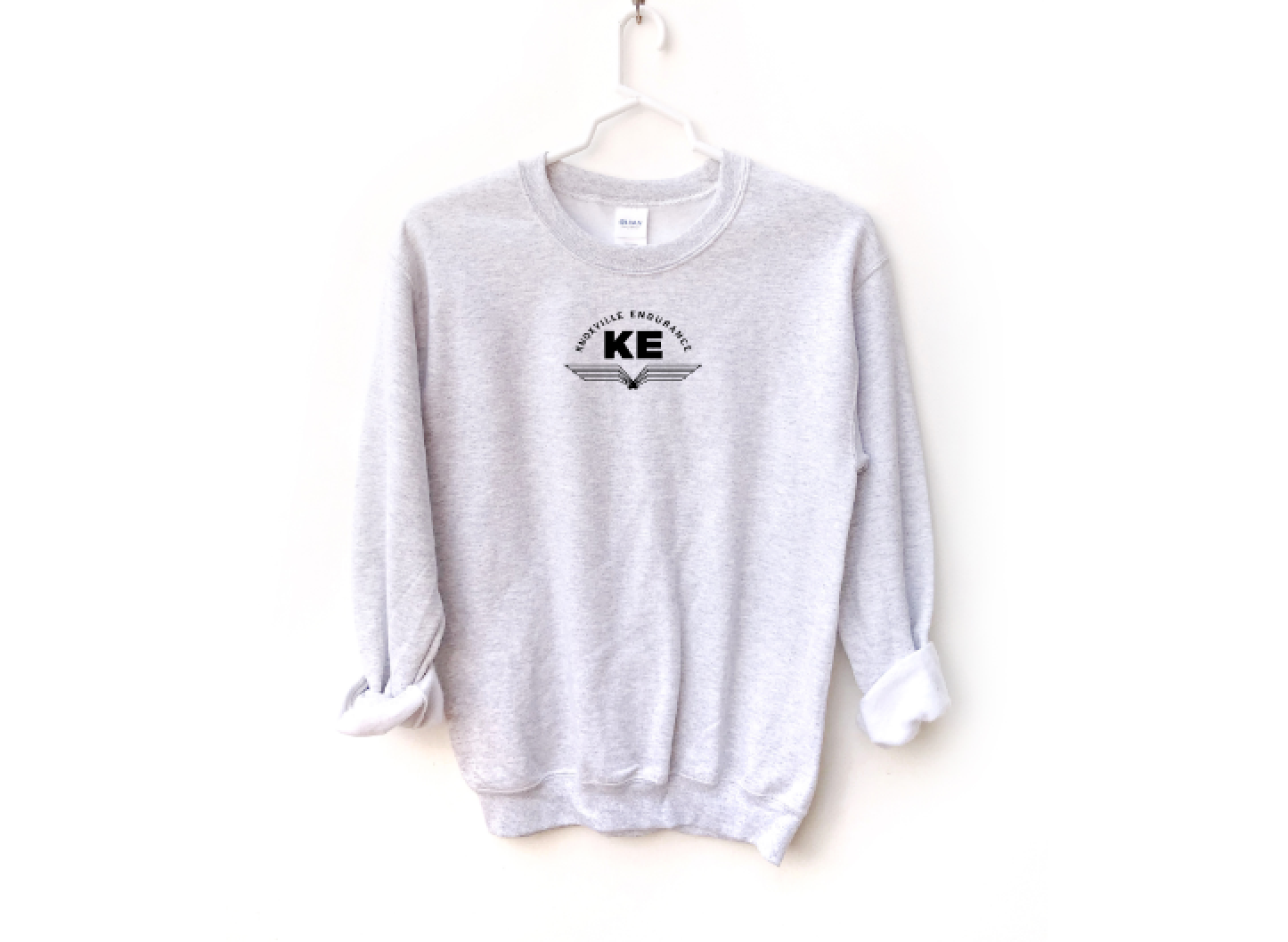 KE black racing logo Crewneck Sweatshirt