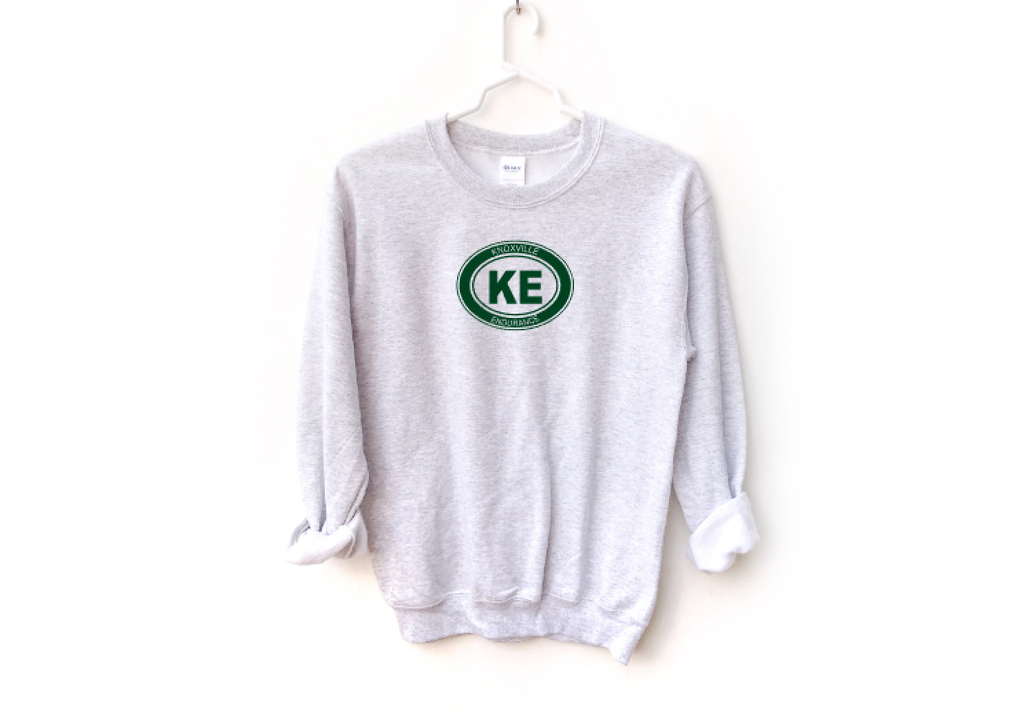 KE oval logo Crewneck Sweatshirt