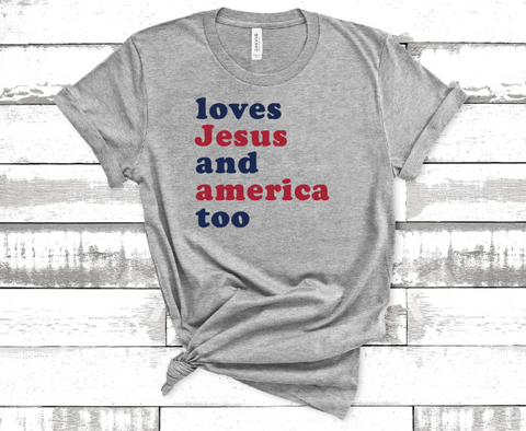 loves Jesus and america too (youth)