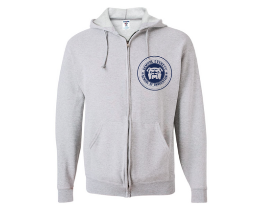 Samuel Everett School Full Zip Sweatshirt Hoodie