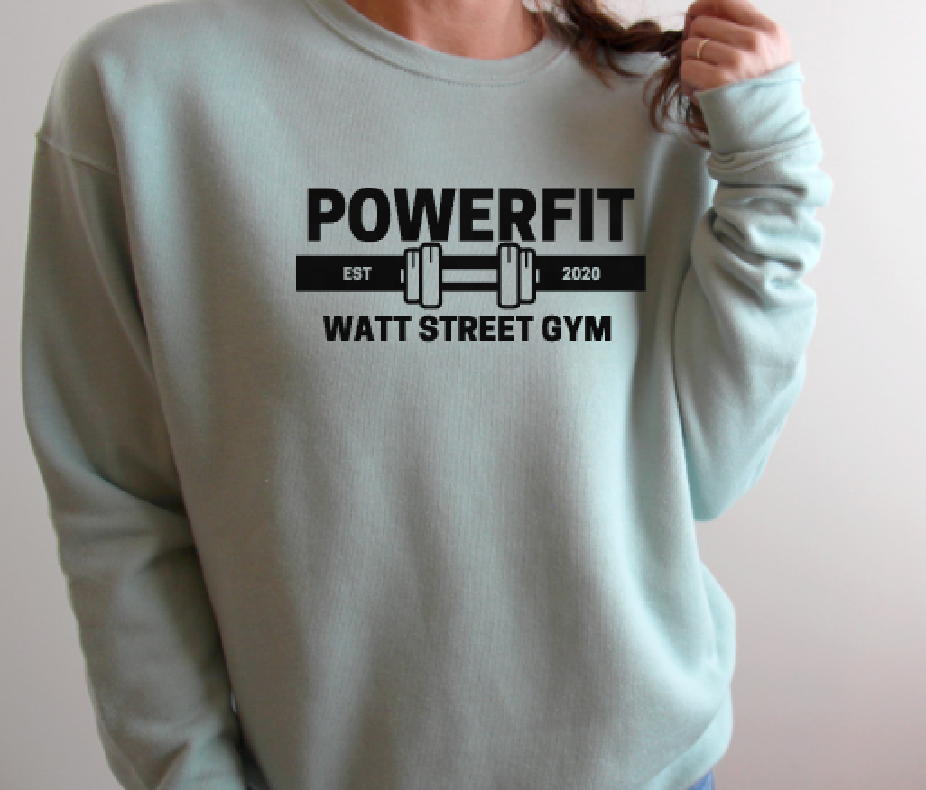 Powerfit Crewneck Sweatshirt - Stonewash Green