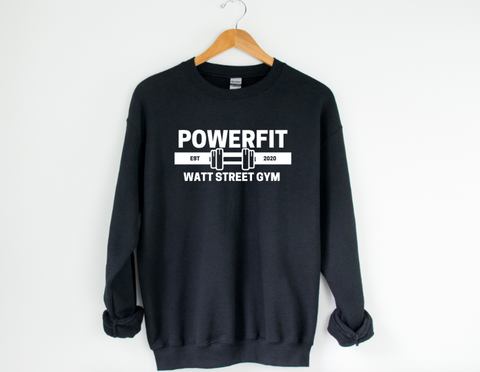 Powerfit Crewneck Sweatshirt -Black