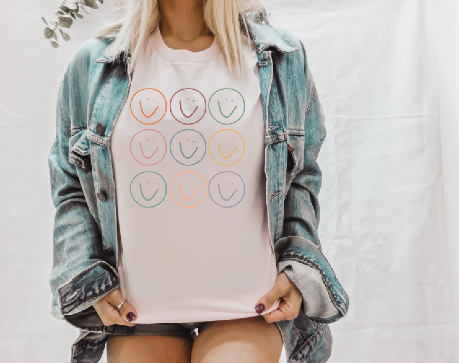 All the Smiley Faces Short Sleeve Tee