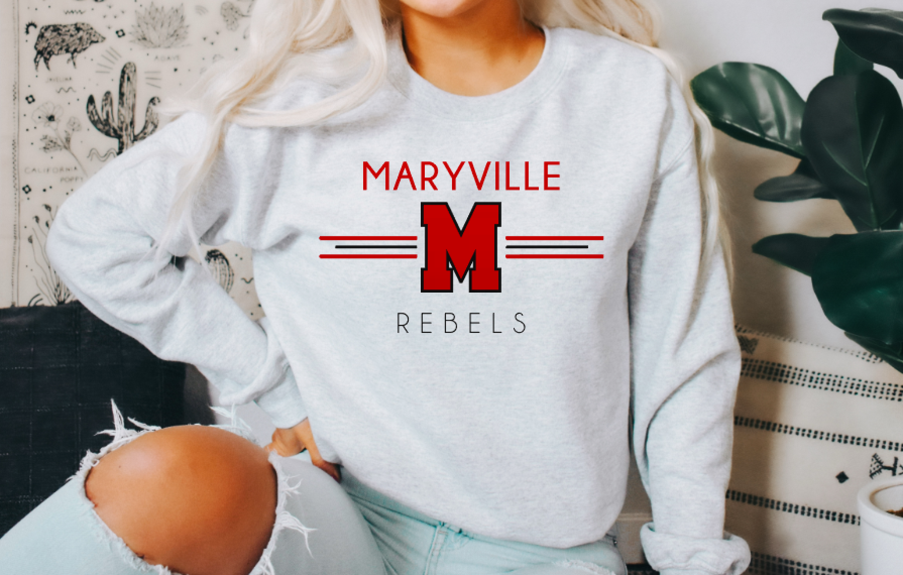 Maryville Rebels Crewneck Sweatshirt